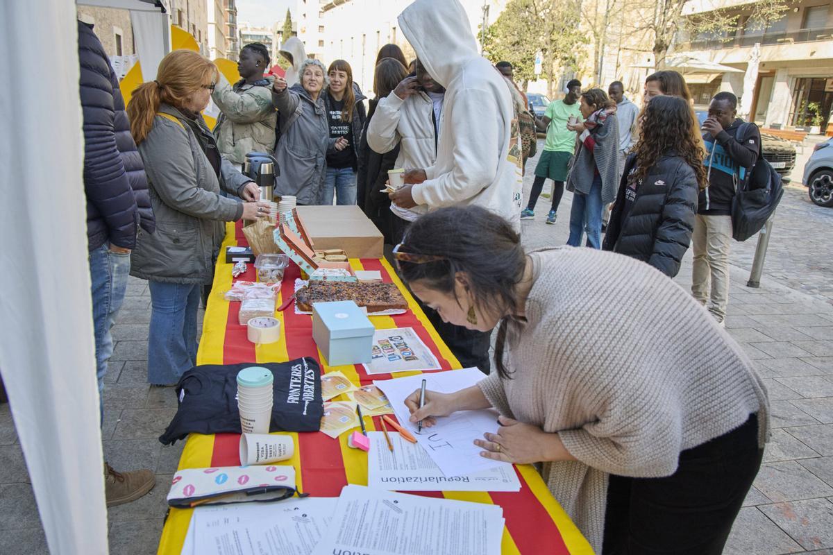 Les imatges de l'acte de la Coordinadora Obrim Fronteres Les imatges de l'acte de la Coordinadora Obrim Fronteres