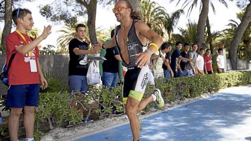 Ironman auf Mallorca: Vom Start weg Gedränge