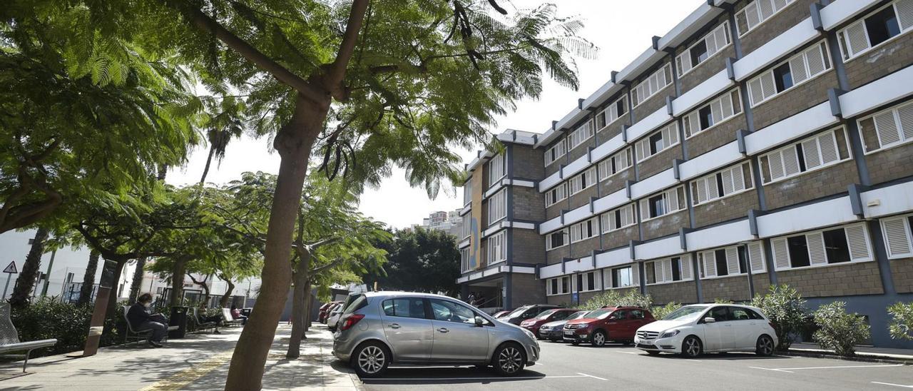 Edificio de Humanidades, en el campus del Obelisco de la Universidad de Las Palmas de Gran Canaria (ULPGC).