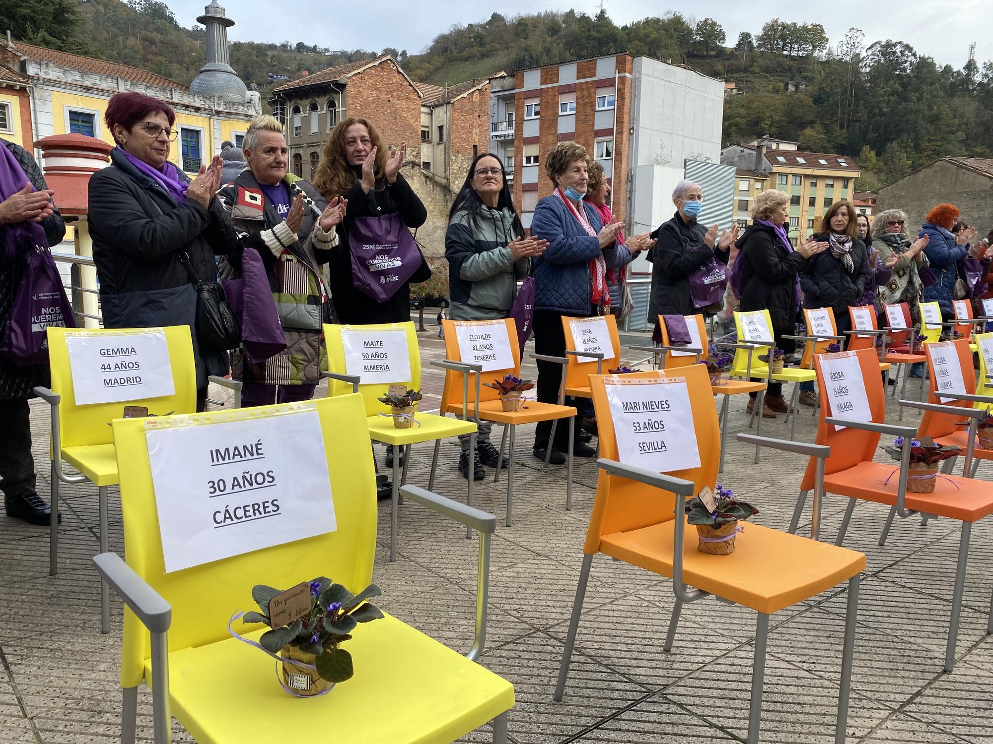 Actos del 25N en las Cuencas