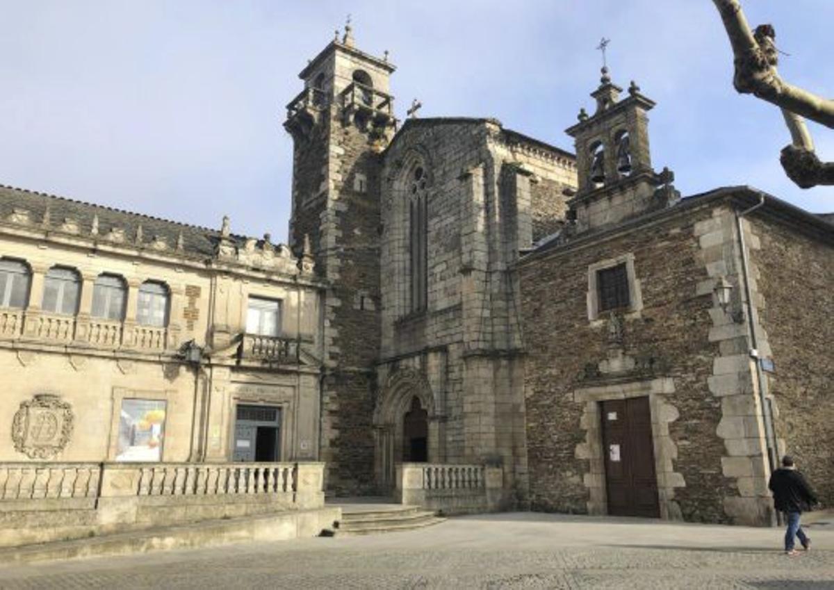 Álvaro Xil en Lugo (1924).  Vista exterior do Museo Municipal da capital luguesa.  |  FOTOS: ARQUIVO MUNICIPAL DE LUGO