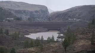 Las lluvias de Claudia hacen correr los barrancos y alivian la sequía en Gran Canaria