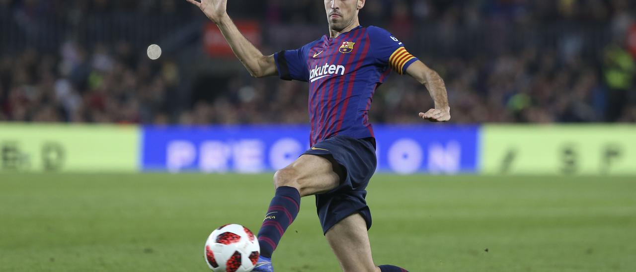 La geometría de Sergio Busquets