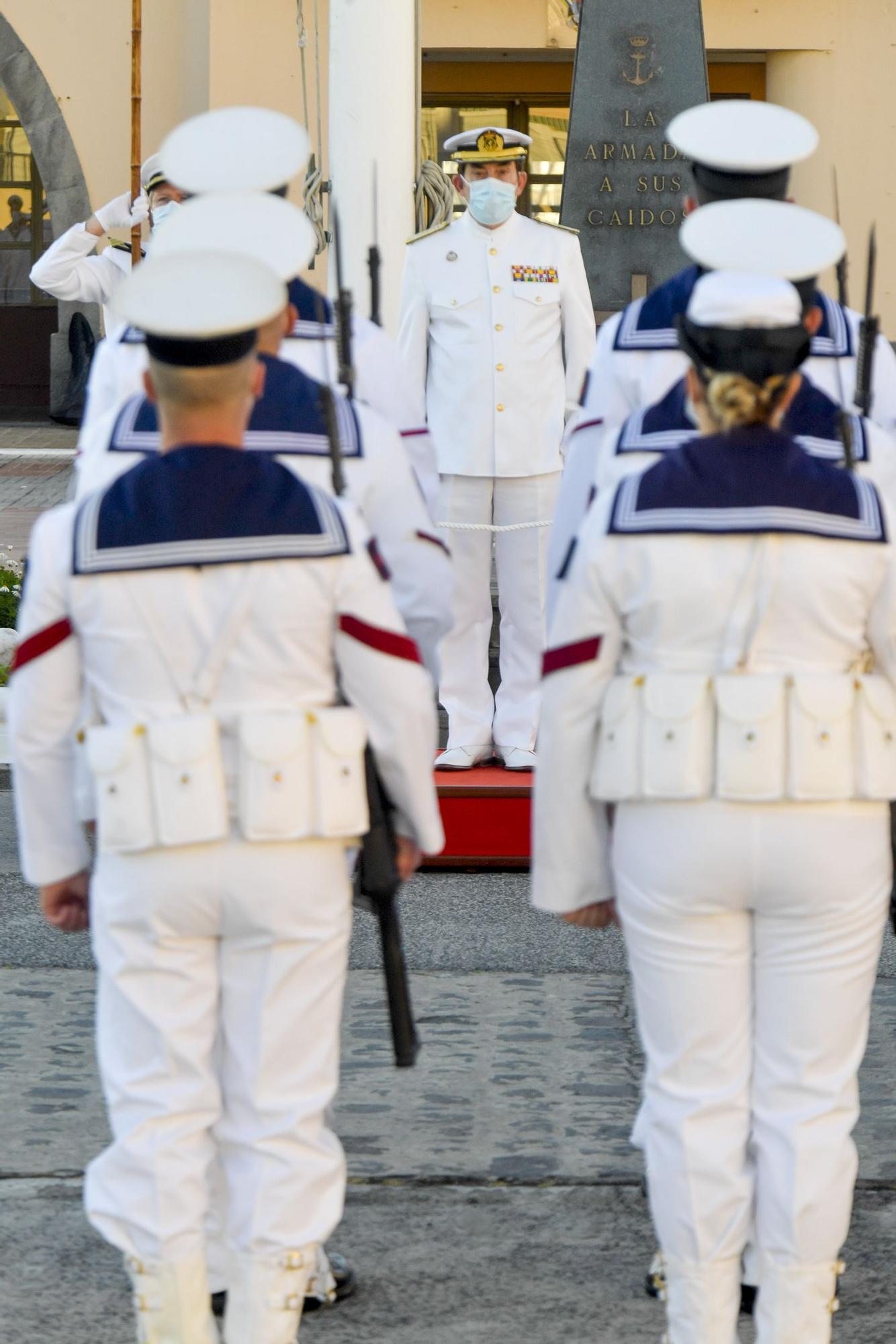 Visita del jefe del Estado Mayor de la Armada a Las Palmas de Gran Canaria