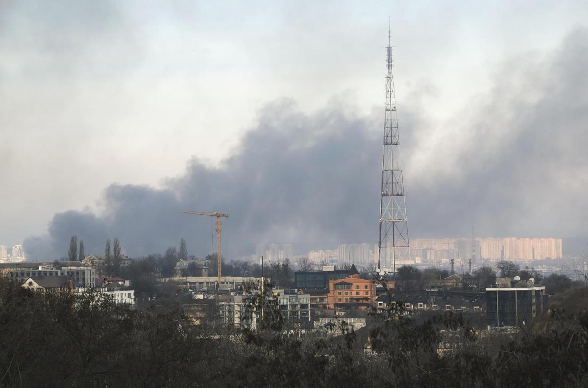 Ataque ruso con misiles sobre Zaporiyia