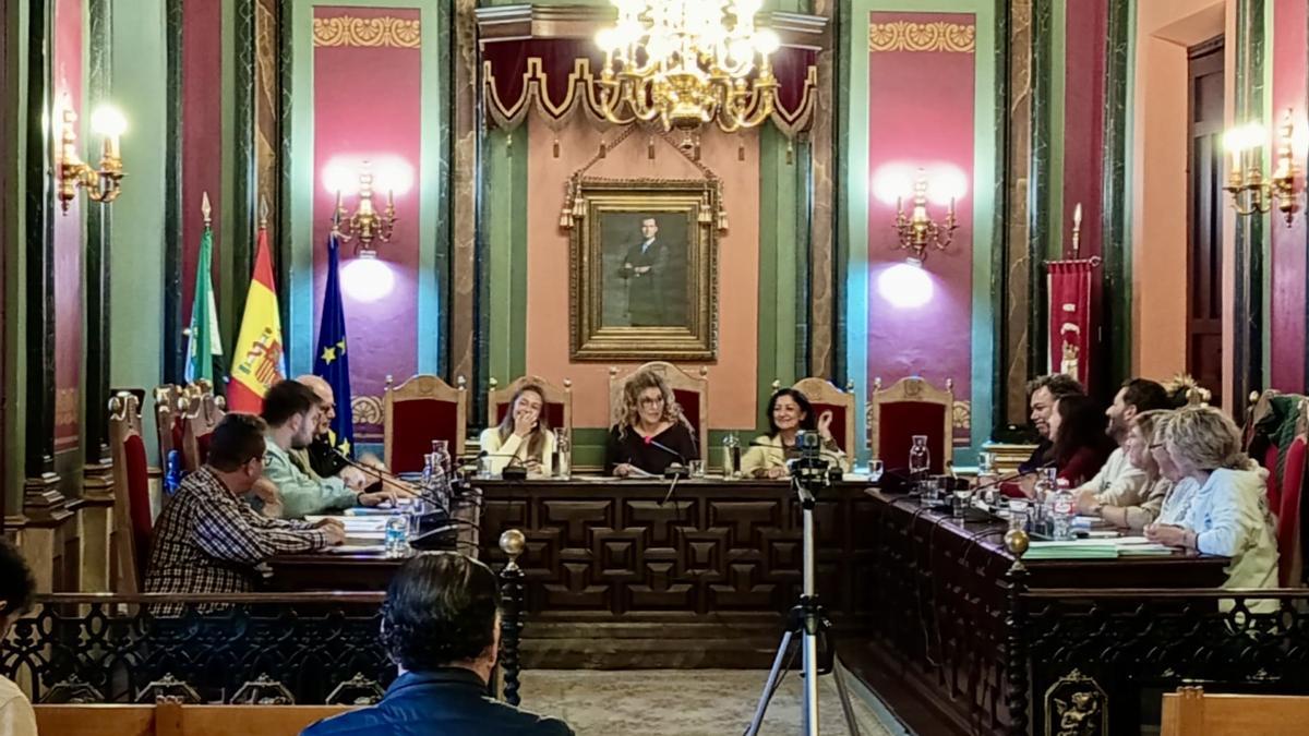 Sesión plenaria celebrada el miércoles, en el Ayuntamiento de Trujillo.