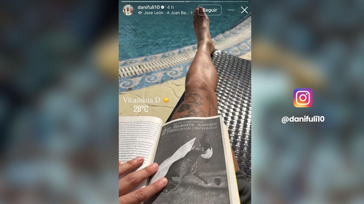 Ceballos, en su cuenta de Instagram