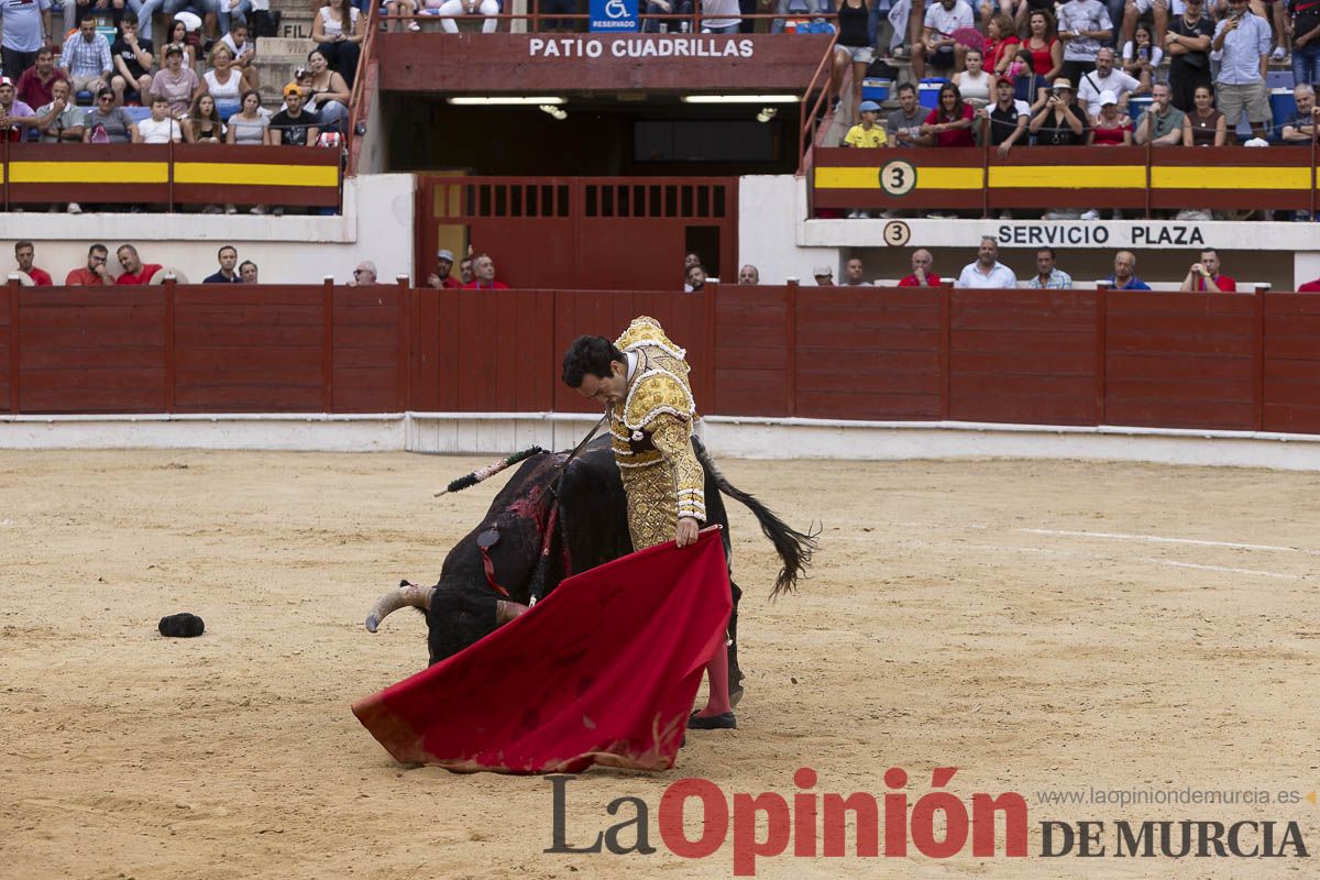 Tarde histórica en Abarán con la alternativa de José María Trigueros y el indulto de Tomás Rufo, junto a Castella salieron a hombros