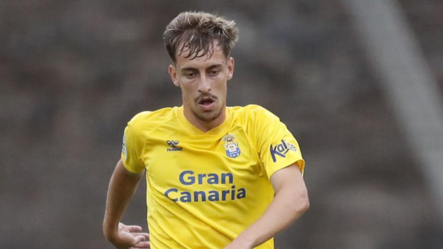 Julen Pérez, jugador de Las Palmas Atlético y que debutó con el primer equipo.