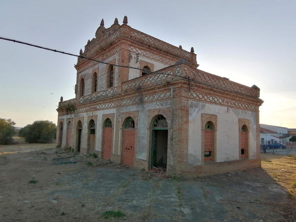 Antigua estación ferroviaria de Zafra.