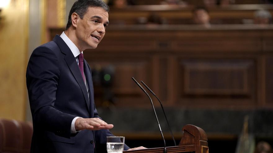 Comparecencia de Pedro Sánchez y sesión de control al Gobierno en el Congreso, en imágenes