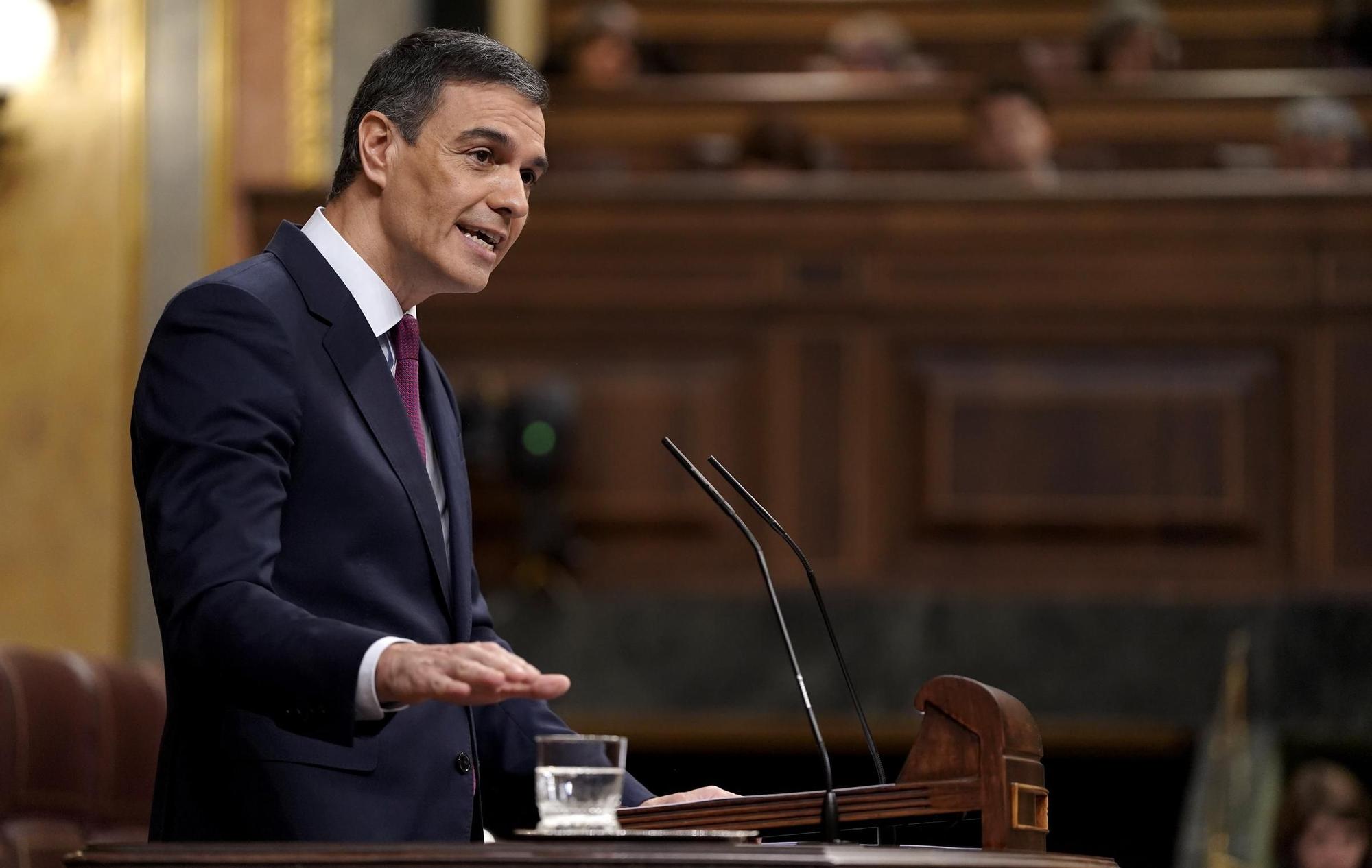 Comparecendia de Pedro Sánchez y sesión de control al Gobierno en el Congreso, en imágenes