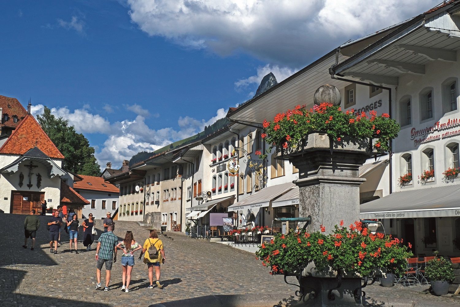 Por las calles de Gruyères.