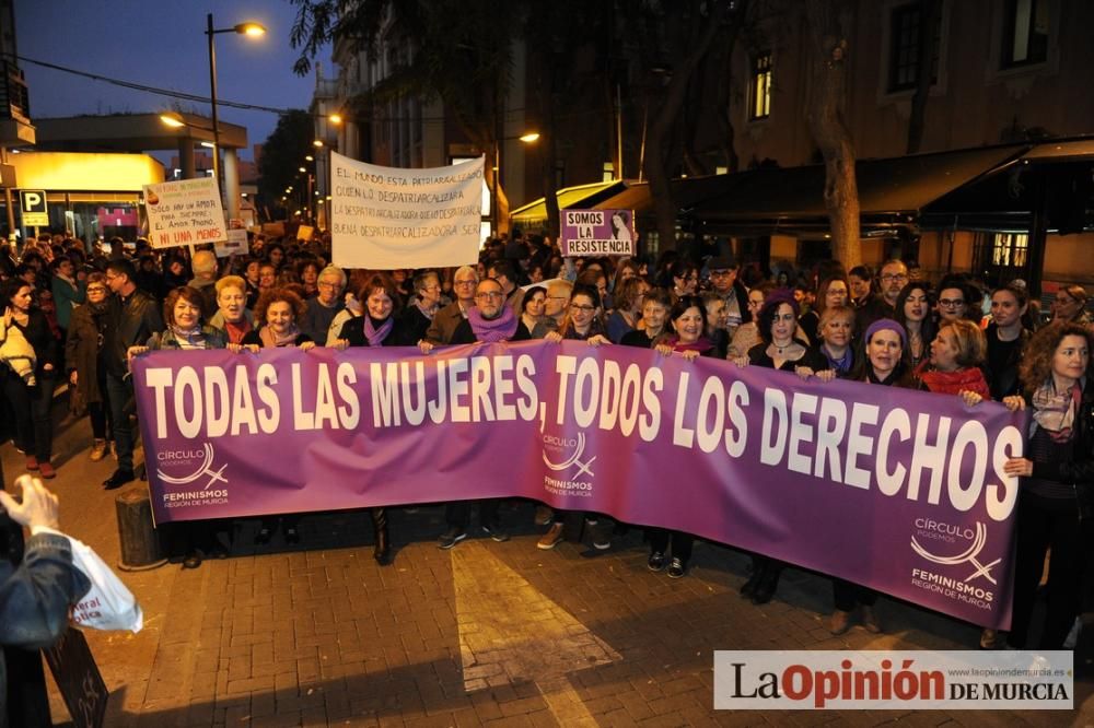 Manifestación en Murcia por el Día Internacional de la Mujer