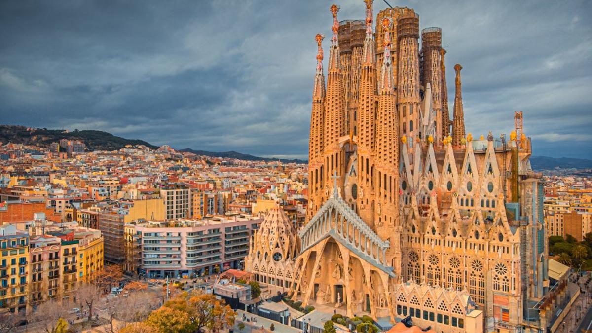 El templo de la Sagrada Família.