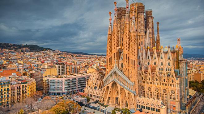El templo de la Sagrada Família.
