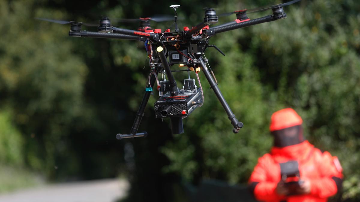 Una imagen del dron