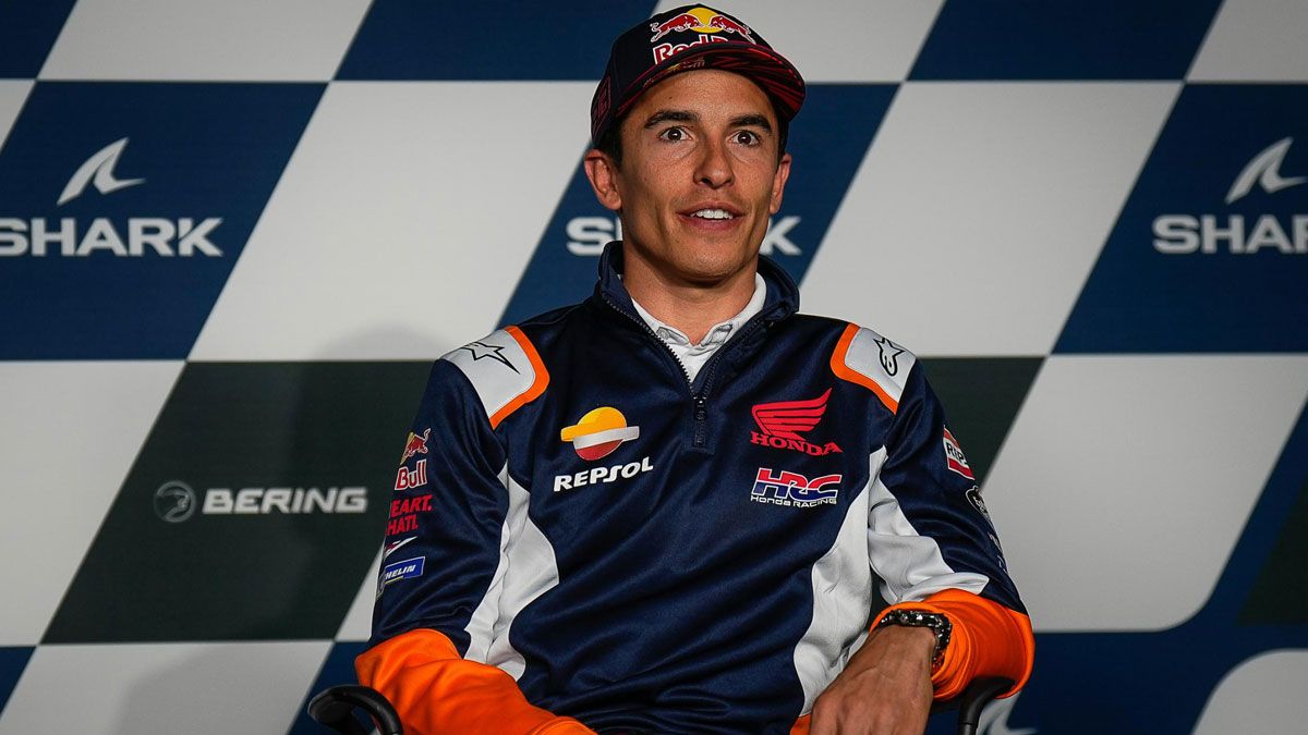 Marc Márquez, en rueda de prensa