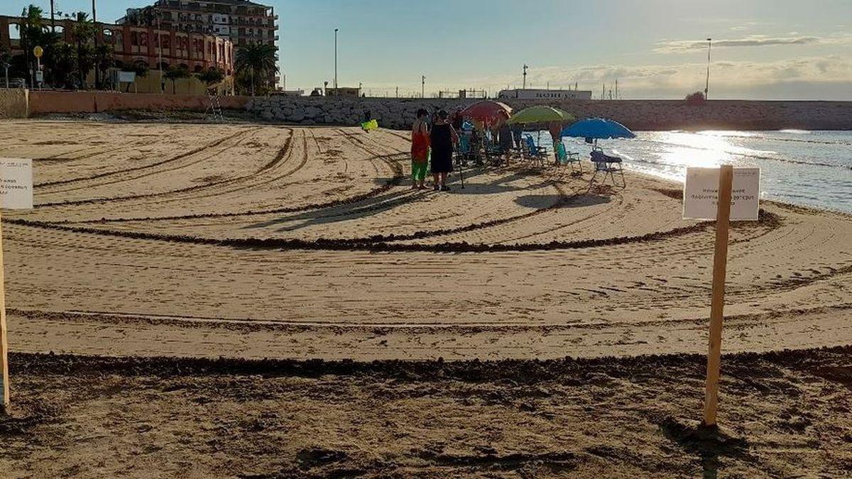 Playa del Clot de Vinaròs.