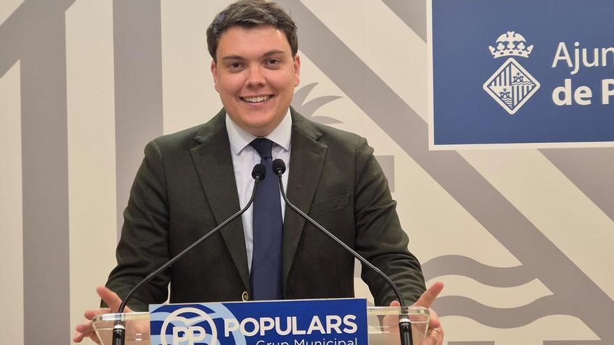 El portavoz del grupo municipal del PP en Palma, Llorenç Bauzà.