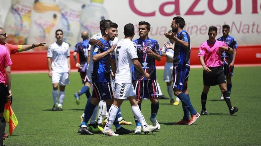 Un instante del partido entre el Zamora CF y el Alcobendas.