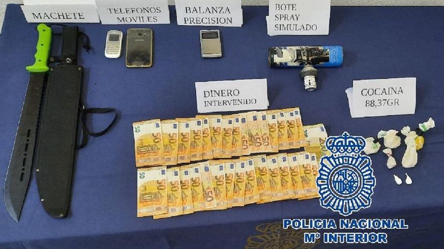 Telecoca en Málaga: detenido por vender droga en aparcamientos y áreas comerciales de la capital