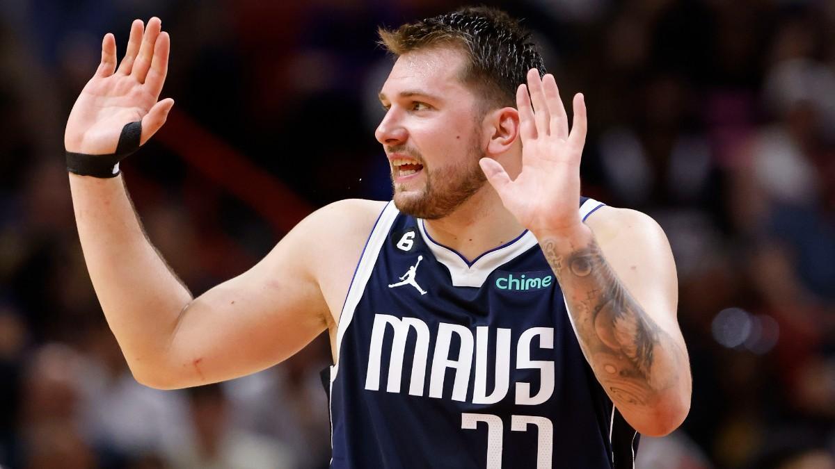 Luka Doncic, en un partido con los Dallas Mavericks