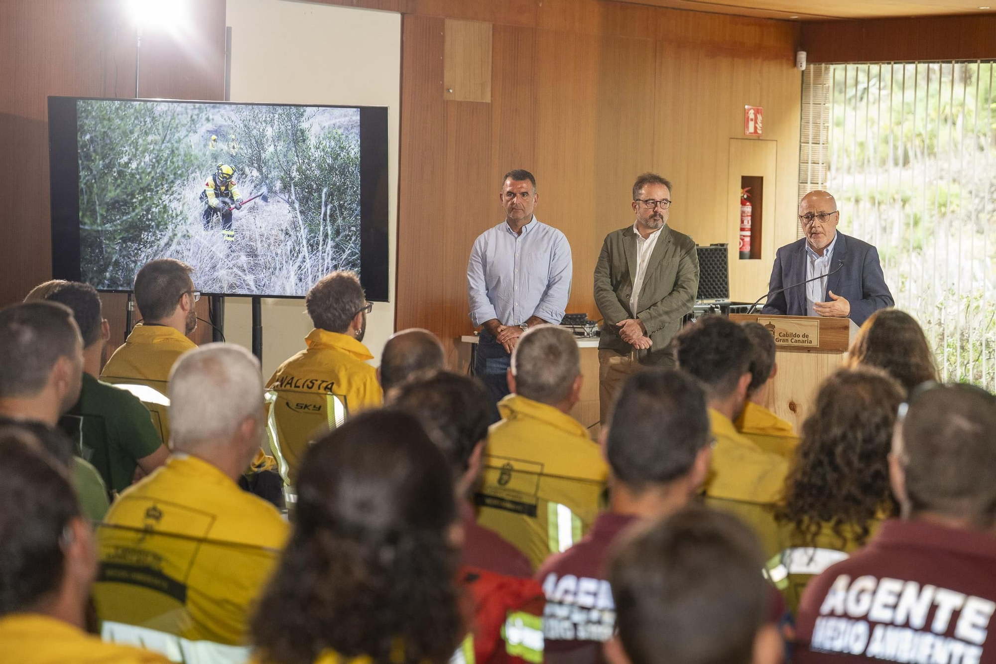 Presentación de la campaña contra incendios del Cabildo de Gran Canaria