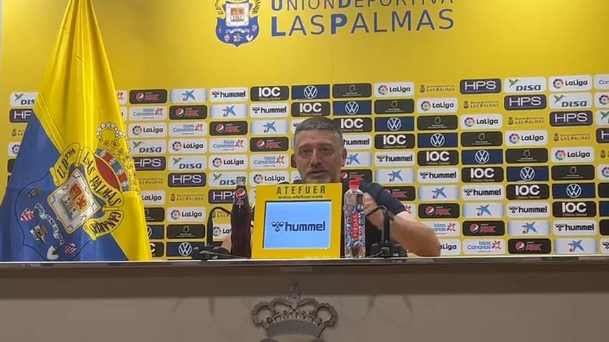 Rueda de prensa de García Pimienta sobre el partido ante el Real Zaragoza