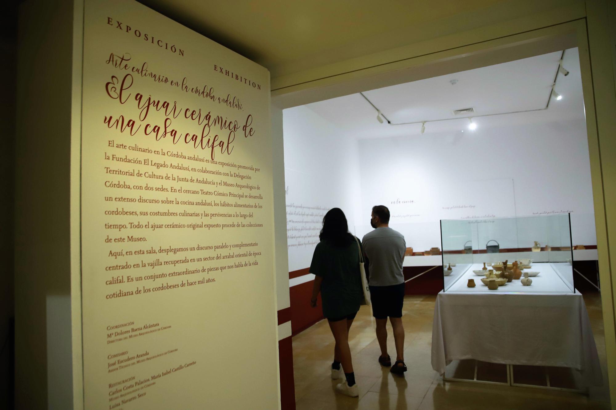 Exposición "Arte Culinario en la Córdoba Andalusí” en el Teatro Cómico y el Museo Arqueológico