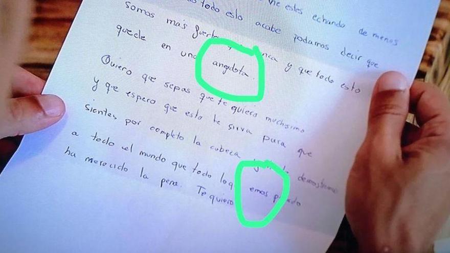 Twitter se ceba con las faltas de ortografía de la pareja de Elche de &#039;La isla de las tentaciones&#039;