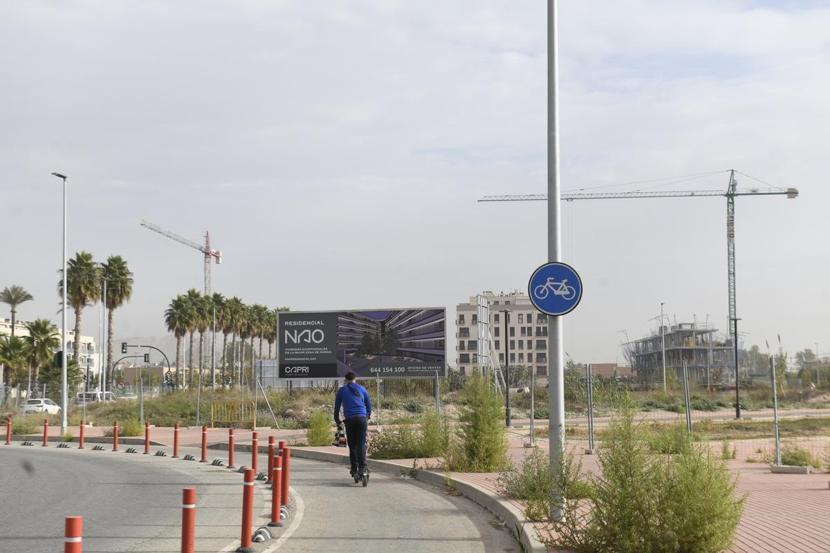 Viviendas en construcción en La Flota