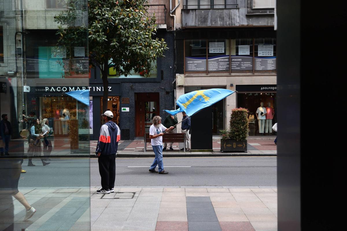 Manifestación por la oficialidad del asturiano Manifestación por la oficialidad del asturiano