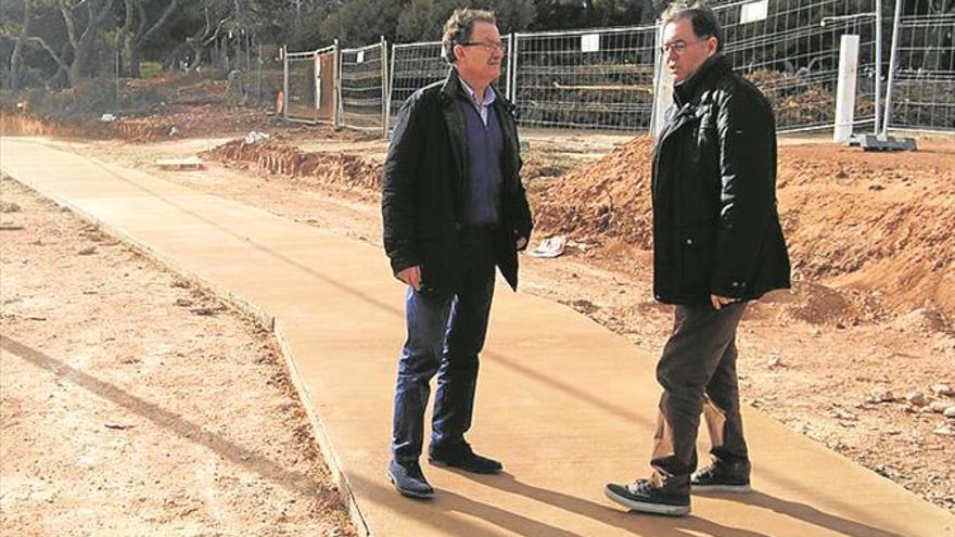 Reabren el camino l’Atall tras acabarse el carril bici