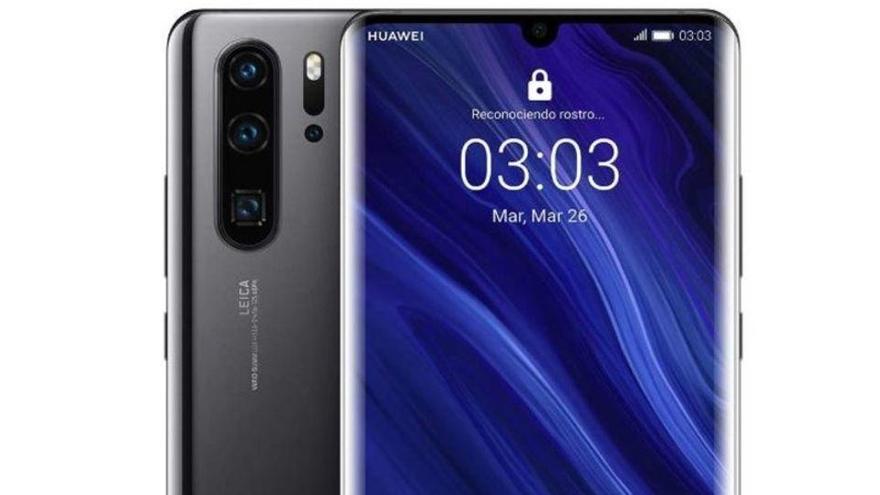 Un mòbil de la marca HUAWEI P30