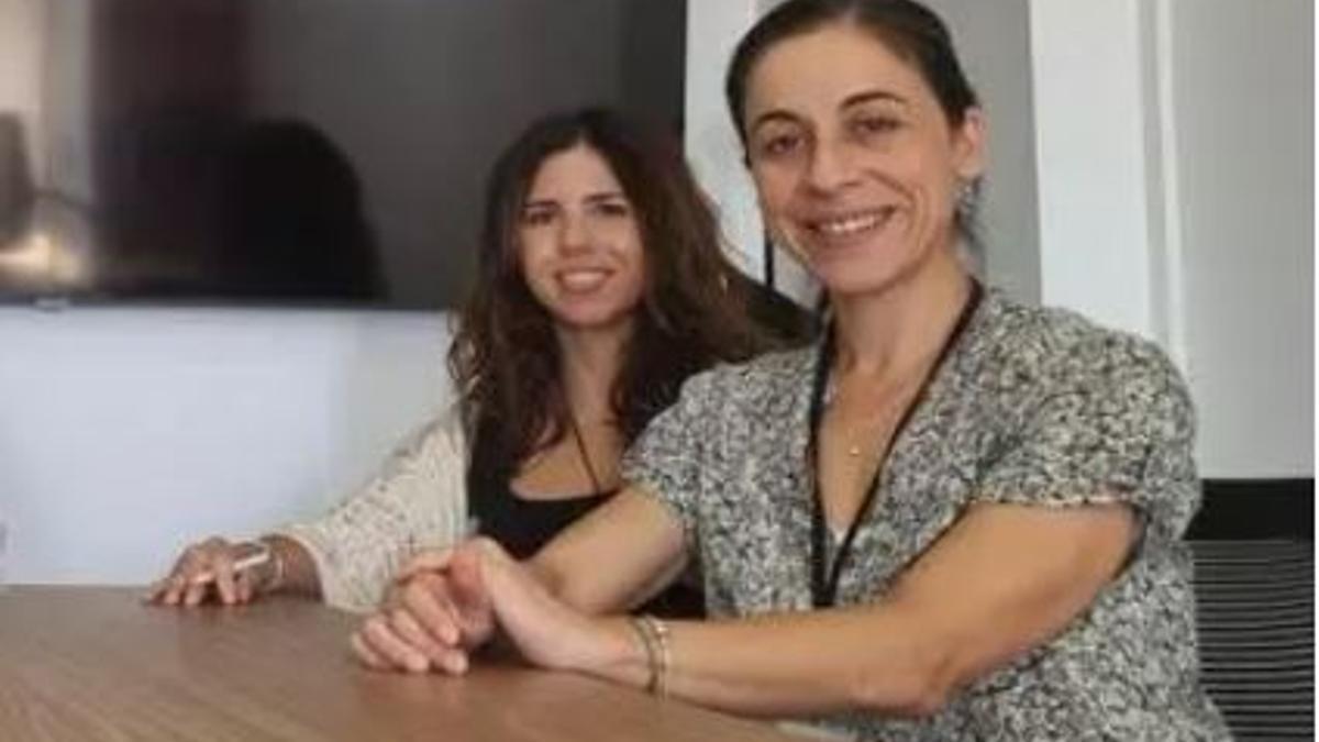 Sara Navarro (izquierda), en una fotografía de 2023