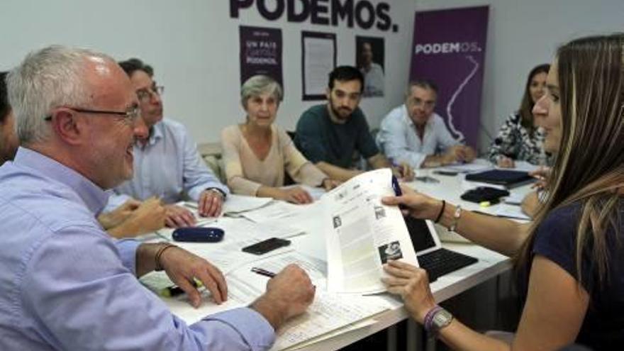 Podemos obligará a Puig a negociar «tema a tema»