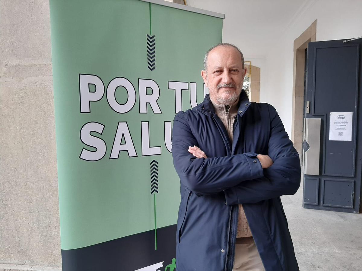 Nicolás Olea, este jueves, en la Pola.