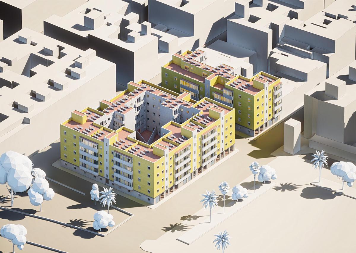 Infografía de cómo quedará el espacio tras ejecutar el proyecto