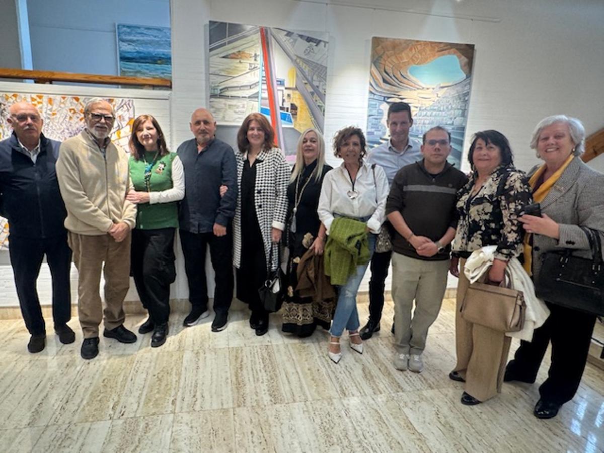 Guillermo Miguélez expone "Geometría" en el Colegio de Médicos de Alicante.