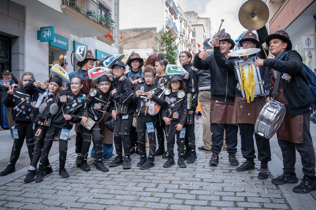La cantera del Carnaval Romano brilla en un desfile infantil repleto de disfraces.