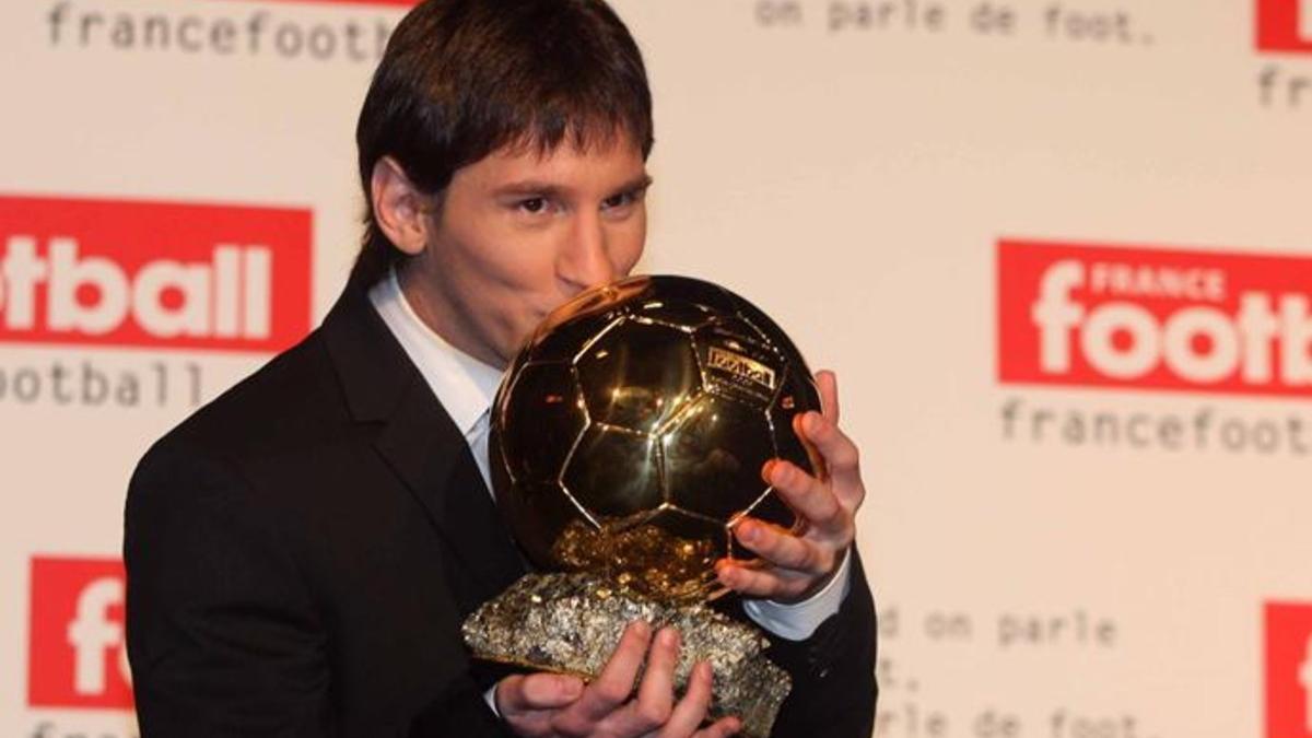 Leo Messi ganó su primer Balón de Oro en el año 2009