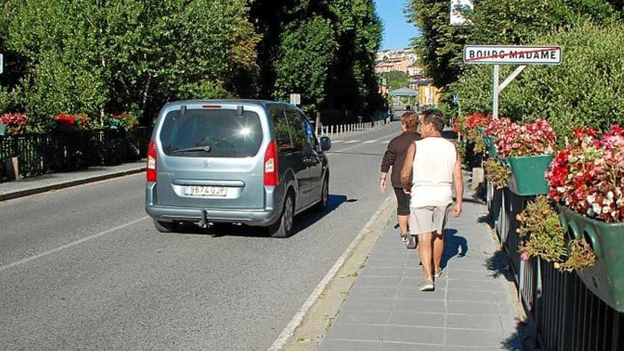 L&#039;avinguda de França, que Puigcerdà reformarà per fer-hi una zona verda