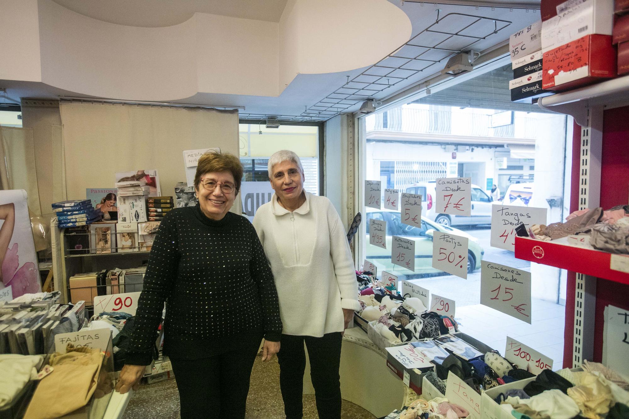 Galería de imágenes del cierre de la corsetería 'Pilende'