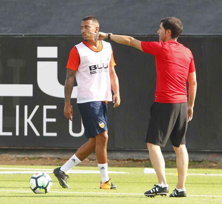 El primer entrenamiento de Neto