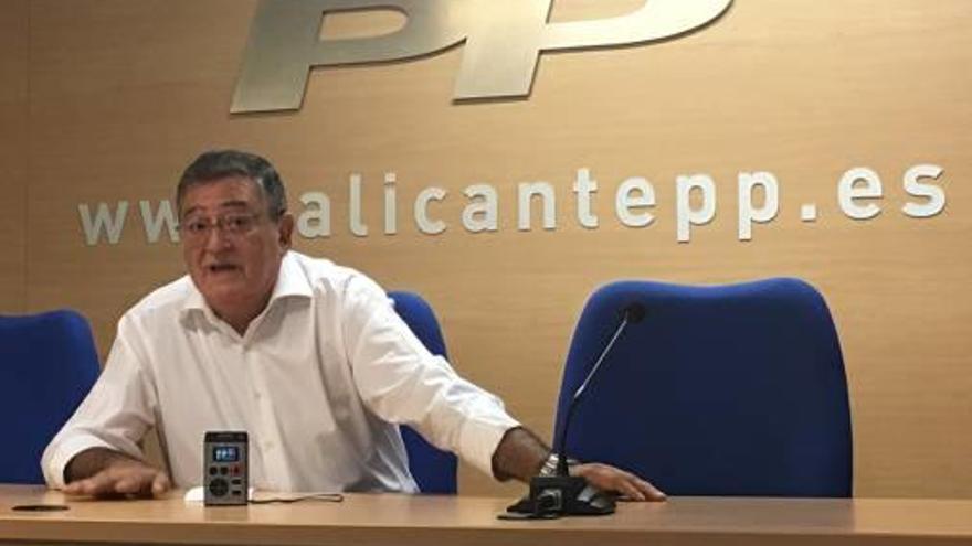 El aspirante a presidir el PP en la ciudad de Alicante, F. Maestre.