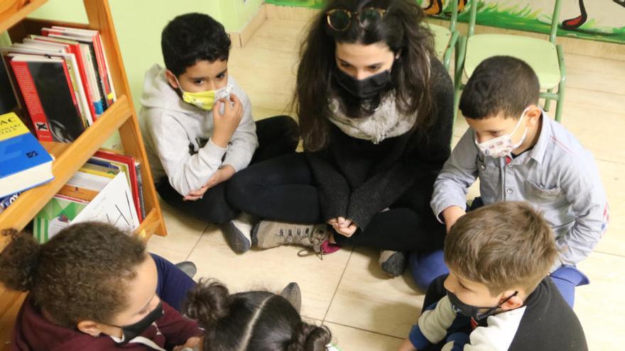 Un grup d&#039;alumnes d&#039;una escola de Manresa.