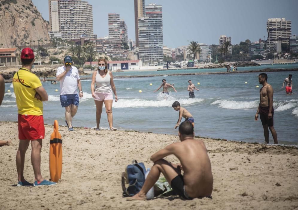 La playa de El Postiguet