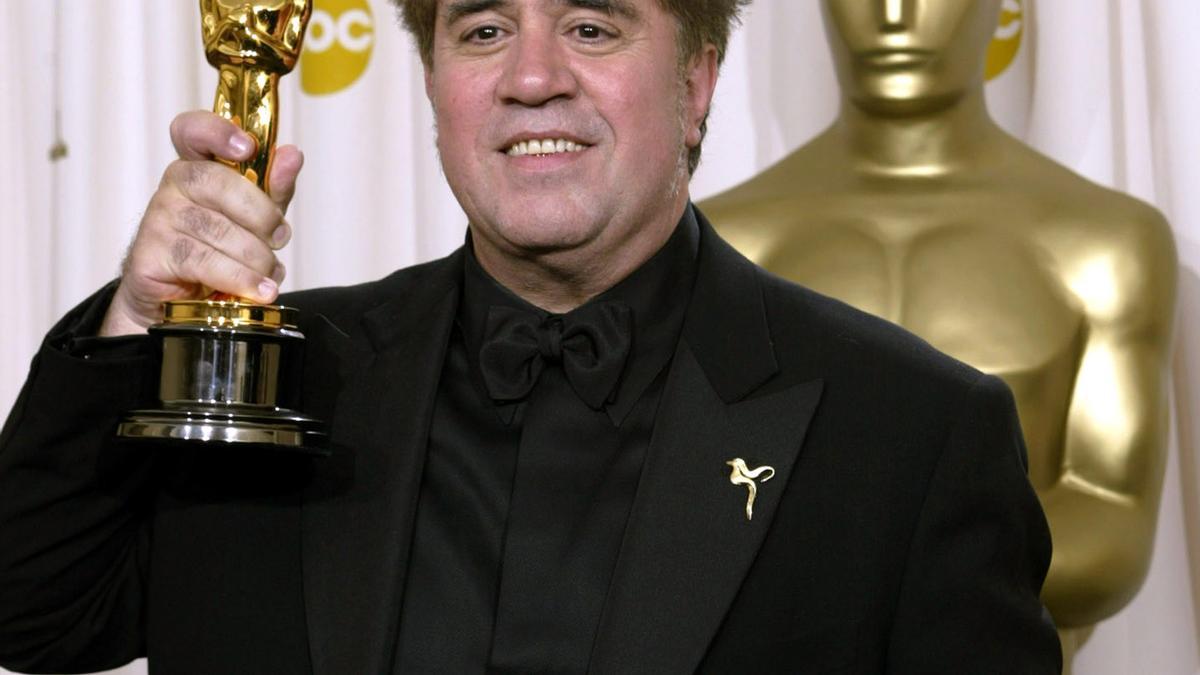 Pedro Almodóvar, con el Oscar