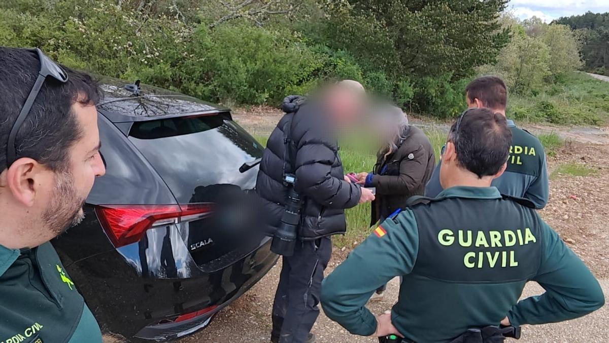 Localización de dos personas en el monte de San Pedro de las Herrerías